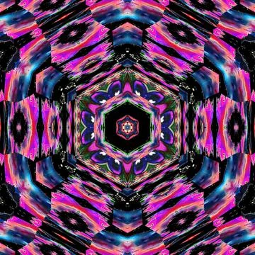 Traditional mystic pattern background design Stock Illustration
