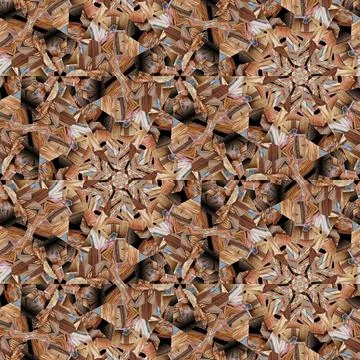 Traditional mystic pattern background design Stock Illustration