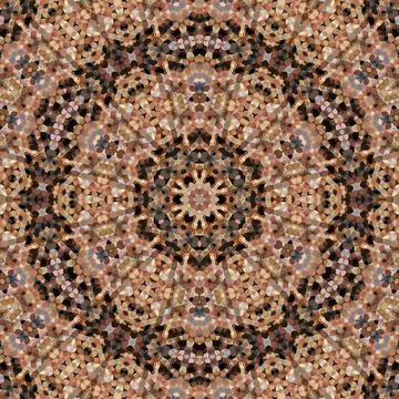 Traditional mystic pattern background design Stock Illustration