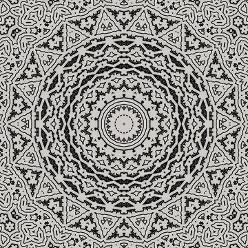 Traditional mystic pattern background design Illustrazione stock
