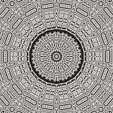 Traditional mystic pattern background design Stock Illustration