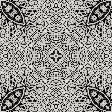 Traditional mystic pattern background design Stock Illustration