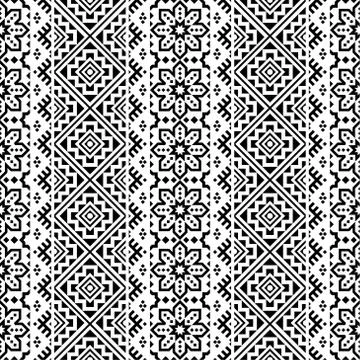Traditional native ethnic texture background design vector Stock Illustration