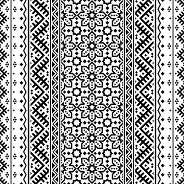 Traditional native ethnic texture background design vector Stock Illustration