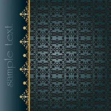 Traditional Ottoman Pattern Stock Illustration