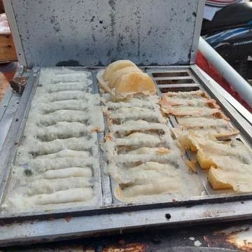 Traditional "pancong" cake from Java, Indonesia Stock Photos
