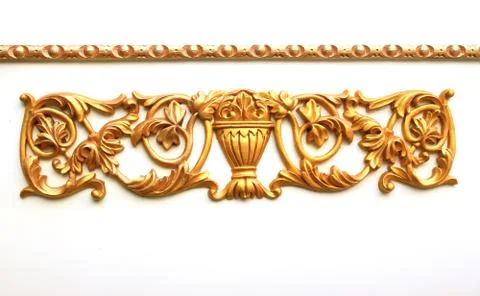 Traditional  pattern on white background 스톡 사진