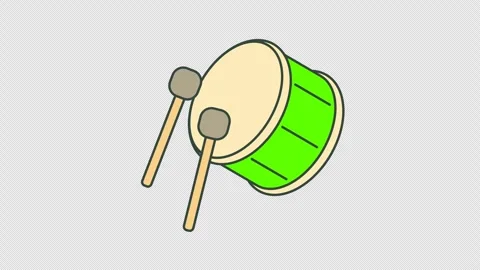 Traditional percussion drum 스톡 동영상 335390430