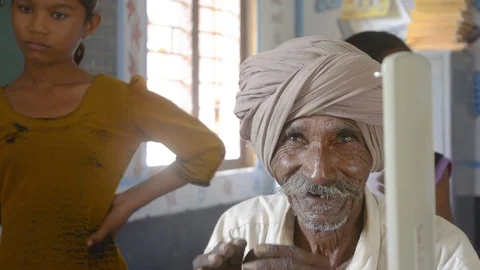 Traditional person talking Stock Footage 102786453