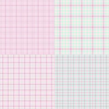 Traditional plaid pack developed for editorial design. Structured tartan ba.. Stock Illustration