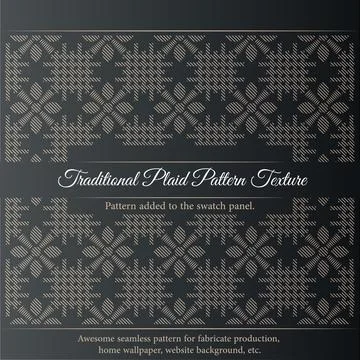 Traditional Plaid Pattern Texture. Seamless Fabric Texture Print. Can Be Mo.. 스톡 일러스트