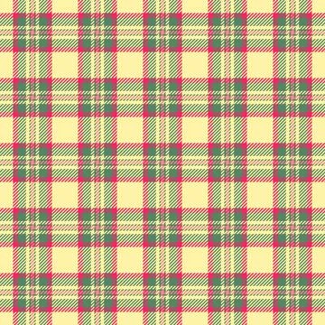 Traditional plaid pattern with a woven texture and clear check layout. Balanc Stock Illustration