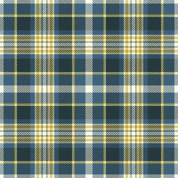 Traditional plaid styling combines a structured check grid with a woven finis Stock Illustration