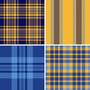 Traditional plaid tartan vector pattern. Seamless background ideal for fabric Illustrazione stock