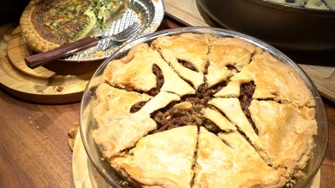 Traditional Plates On A Table 스톡 동영상 122699822