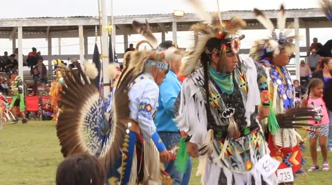 Traditional pow wow dancing Video stock 47782663