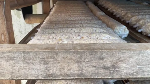 The traditional process of making tempe Vídeo Stock 346837724