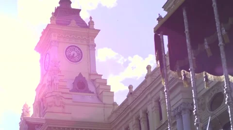 Traditional processions of Easter in Malaga, Spain Stock Footage 57529832