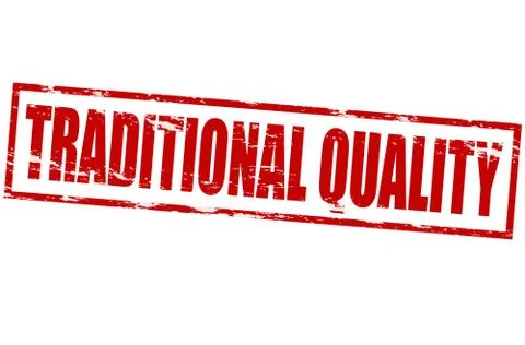 Traditional quality Stock Illustration