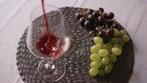 Traditional red wine Stock Footage 123898626