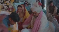 Traditional Religious Wedding Ceremony Bride And Groom In India Stock Footage