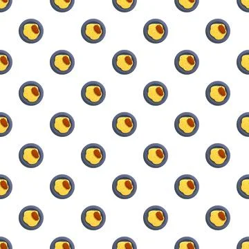 Traditional romanian bulz dish pattern seamless background Stockillustratie
