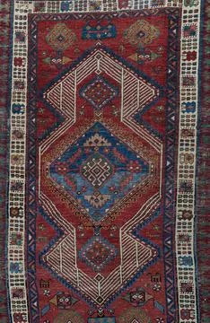 Traditional Sarouk Tabriz Type Carpet from Iraq with Ornamental Pattern Stock Photos