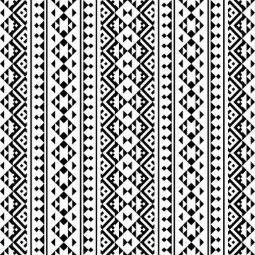 Traditional seamless ethnic pattern texture background design vector Stockillustratie