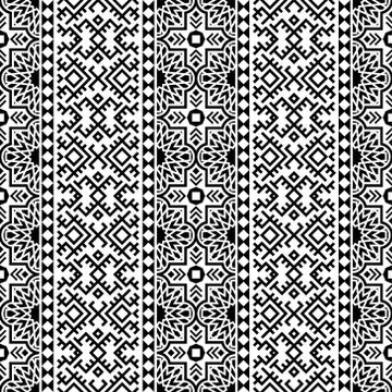 Traditional seamless ethnic pattern texture design vector Stock Illustration