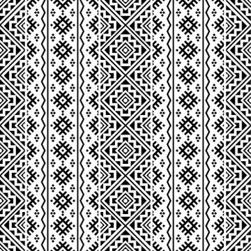 Traditional seamless ethnic pattern texture background design illustration ve イラスト素材