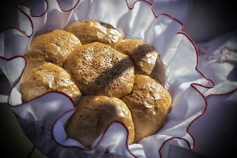 Traditional Serbian Bread Stock Photos