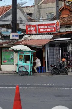 Traditional snack seller Stock-Fotos