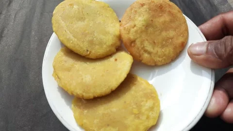 Traditional snacks of India. Stock Footage 168676165