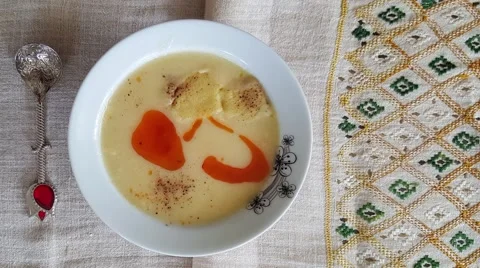 Traditional soup Stock Footage 62959717