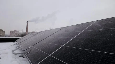 From traditional source of energy to alternative renewable energy. Thermal power Stock Footage 258679498