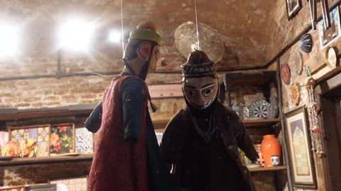 Traditional String Puppetry Or Kathputli: Lahore, Pakistan. 21 Jan 2026 Video stock 325437724