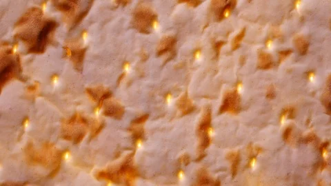 Traditional tasty flat bread (lavash, pita, chapati, scone) rotating in 4K. 動画素材 89892014