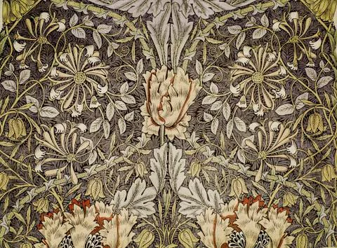 Traditional textile design floral pattern, carpet fabric design Stock Illustration