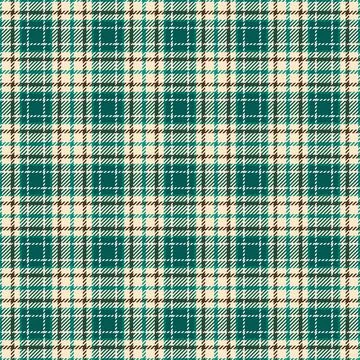 A traditional textile surface with plaid checks and a tactile woven finish. B Stock Illustration
