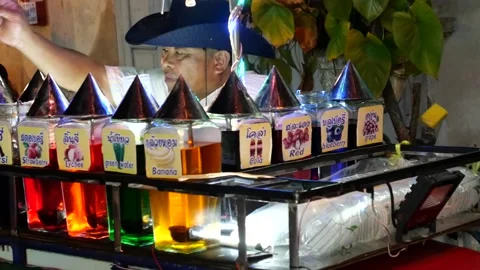 Traditional Thai beverage 動画素材 133517670