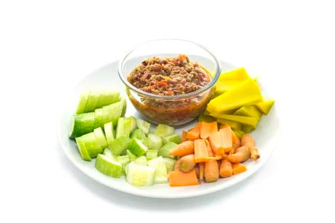The traditional Thai chilli paste Stock-Fotos