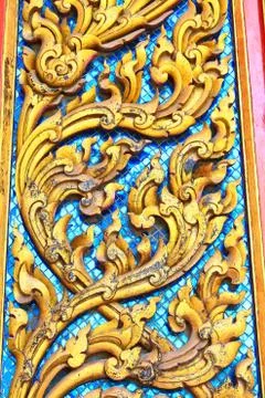 Traditional thai style art pattern Stock Photos