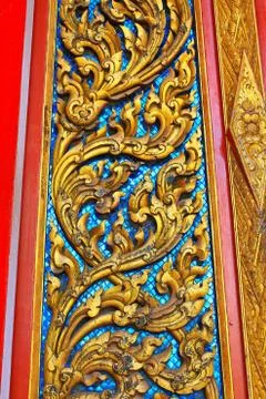 Traditional thai style art pattern Foto stock
