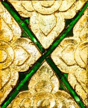 Traditional thai style pattern. Stock Photos