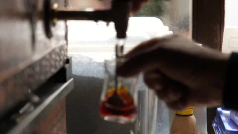 Traditional turkish tea Stock Footage 292770205