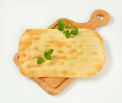 Traditional Tuscan flatbread Stock Photos