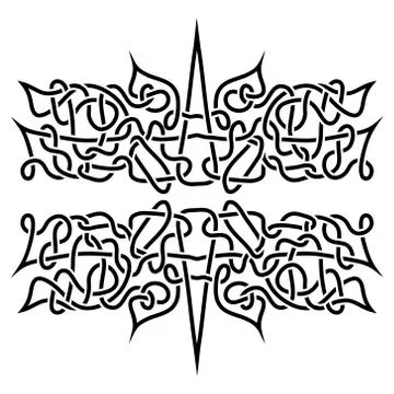 Traditional vector celtic ornament Ilustración de archivo