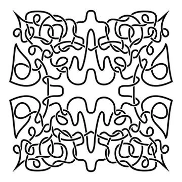 Traditional vector celtic ornament Ilustración de archivo