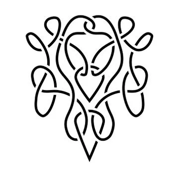 Traditional vector celtic ornament Ilustración de archivo