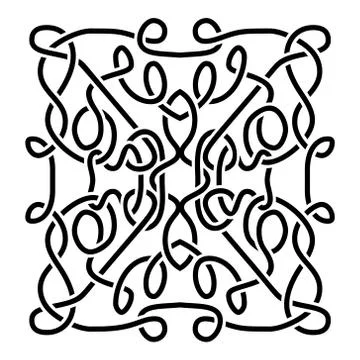 Traditional vector celtic ornament Ilustración de archivo